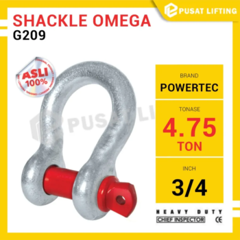 Bow Shackle Omega 3-4 inch 4.75 Ton POWERTEC - 01