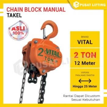 Chain Block 2 Ton VITAL Kualitas Jepang yang Terpercaya dalam Berbagai Ukuran