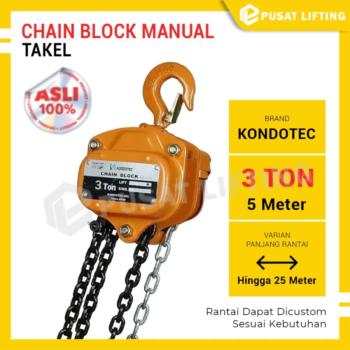 Chain Block 3 Ton KONDOTEC Takel Manual Japan