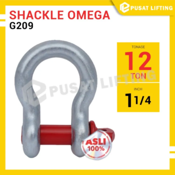 Bow Shackle Omega 12 Ton 114 inch Screw Pin Model Type G 209