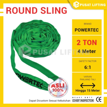 Round Sling 2 Ton 4 meter POWERTEC - 01