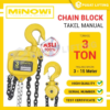 MINOWI Takel Chain Block 3 Ton