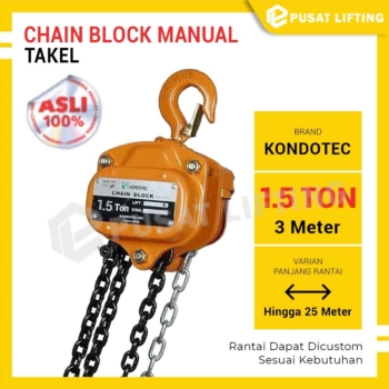 Chain Block 1.5 Ton KONDOTEC Takel Manual Japan