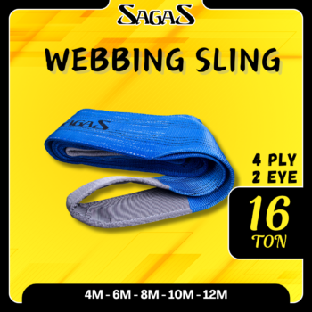 Webbing Sling Sagas 16 Ton x 10 Meter