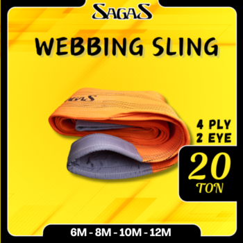 Webbing Sling Sagas 20 Ton x 8 Meter