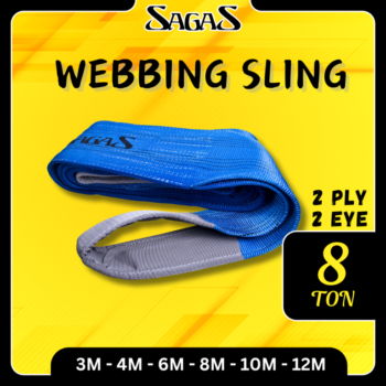 Webbing Sling Sagas 8 Ton x 6 Meter