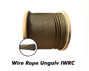 Wire Rope Sagas 10mm 6x36(WS) + IWRC Ungalv