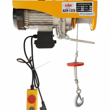 Electric Wire Rope Hoist Asano 1.2 Ton x 12 Meter Model AEH-1212