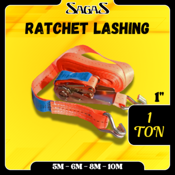Ratchet Lashing Sagas 1" x 1 Ton 