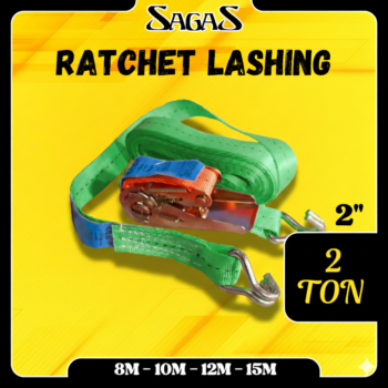 Ratchet Lashing Sagas 2" x 2 Ton 