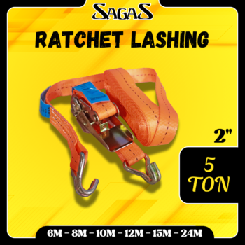 Ratchet Lashing Sagas 2" x 5 Ton 