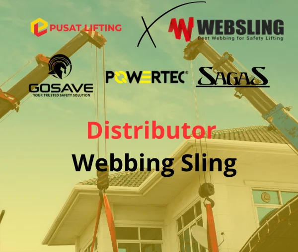 Banner distributor webbing sling pusat lifting