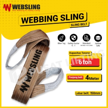 webbing sling 6 ton