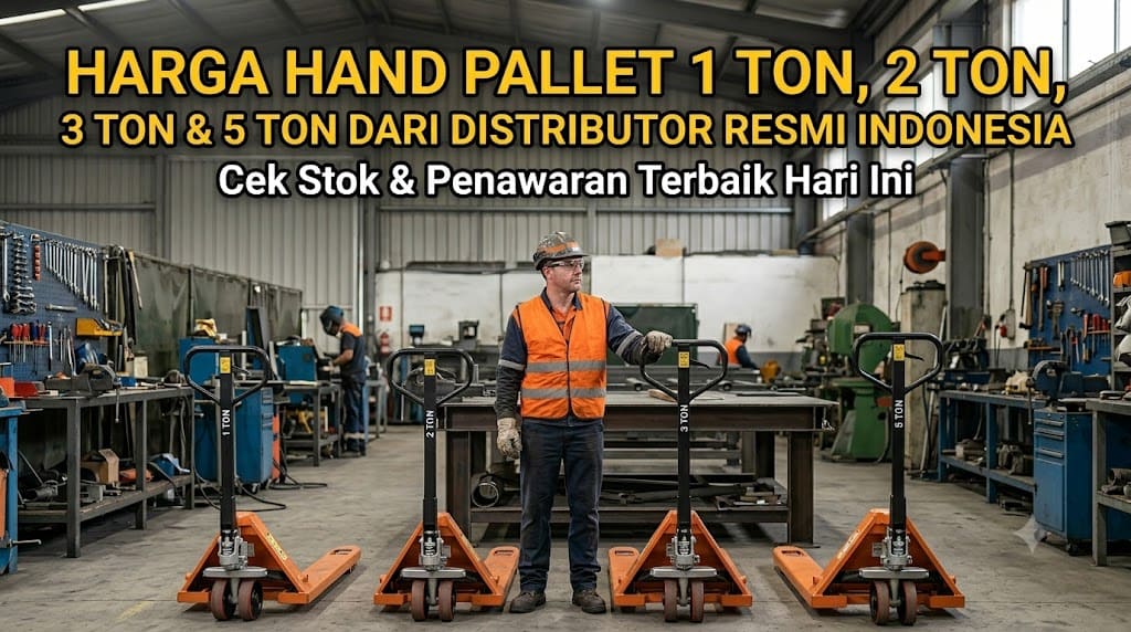 Harga Hand Pallet 1 Ton 2 Ton, 3 Ton & 5 Ton dari Distributor Resmi Indonesia