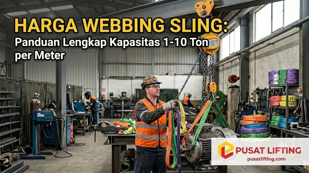 Harga Webbing Sling 1 Ton per Meter: Panduan Lengkap Kapasitas 1–10 Ton dari Distributor Resmi | Pusat Lifting