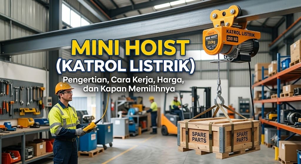 Mini Hoist (Katrol Listrik): Pengertian, Cara Kerja, Harga, dan Kapan Memilihnya
