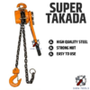 Chain Block Super Takada 1,5 Ton