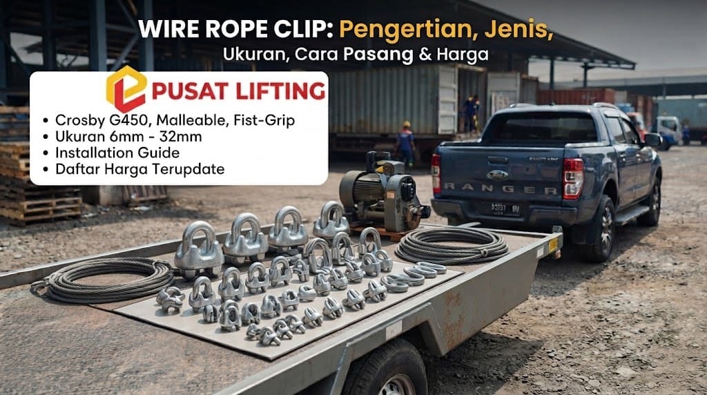 Wire Rope Clip: Pengertian, Jenis, Ukuran, Cara Pasang & Harga