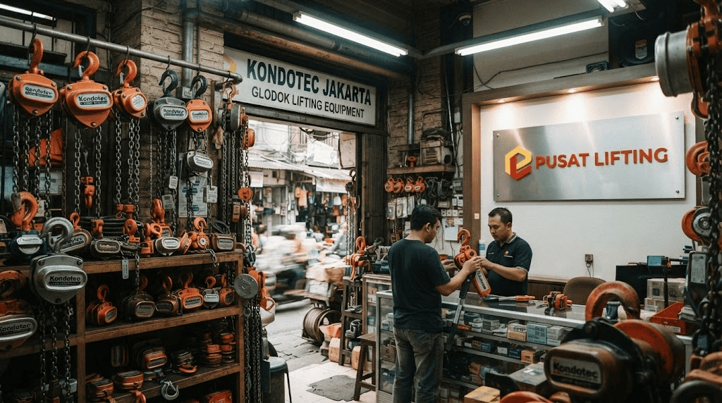 Distributor Kondotec Jakarta: Chain Block & Lever Block Glodok