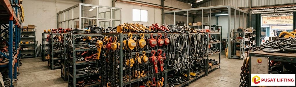 Distributor Sagas Jakarta: Chain Block, Lever Block & Sling Glodok