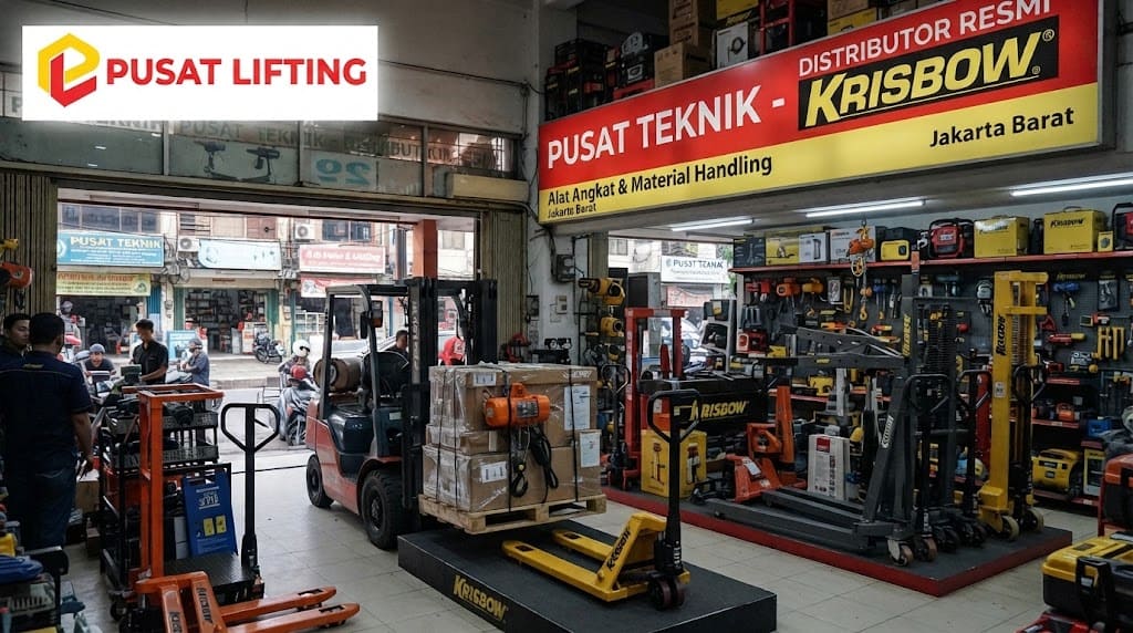 Krisbow Glodok: Distributor Resmi Alat Angkat Jakarta Barat